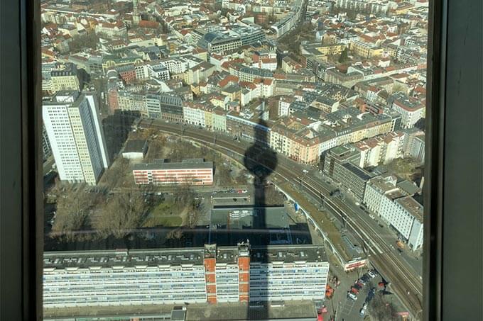 Aussicht vom Berliner Fernsehturm