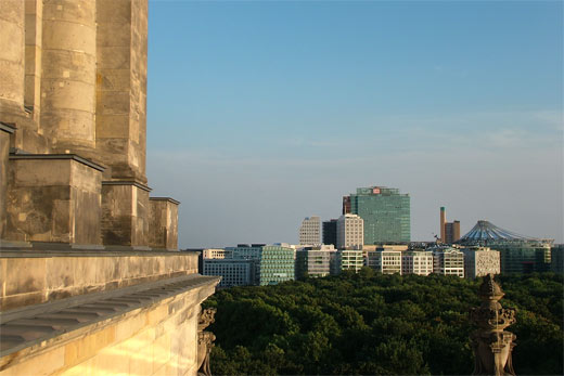 Aussicht �ber Berlin zum Potsdamer Platz