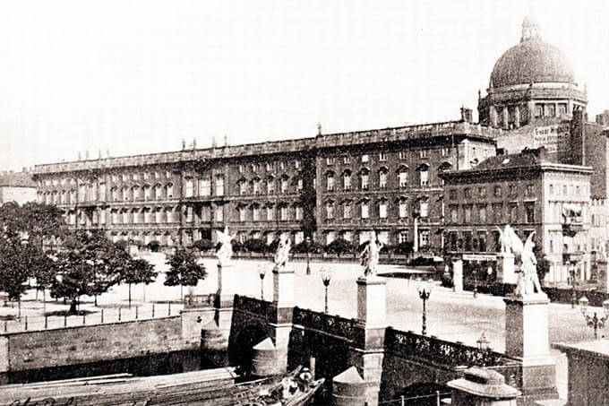 Historische Abbildung des Stadtschlosses